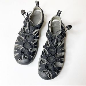 Keen Black and Gray Sandals 8.5